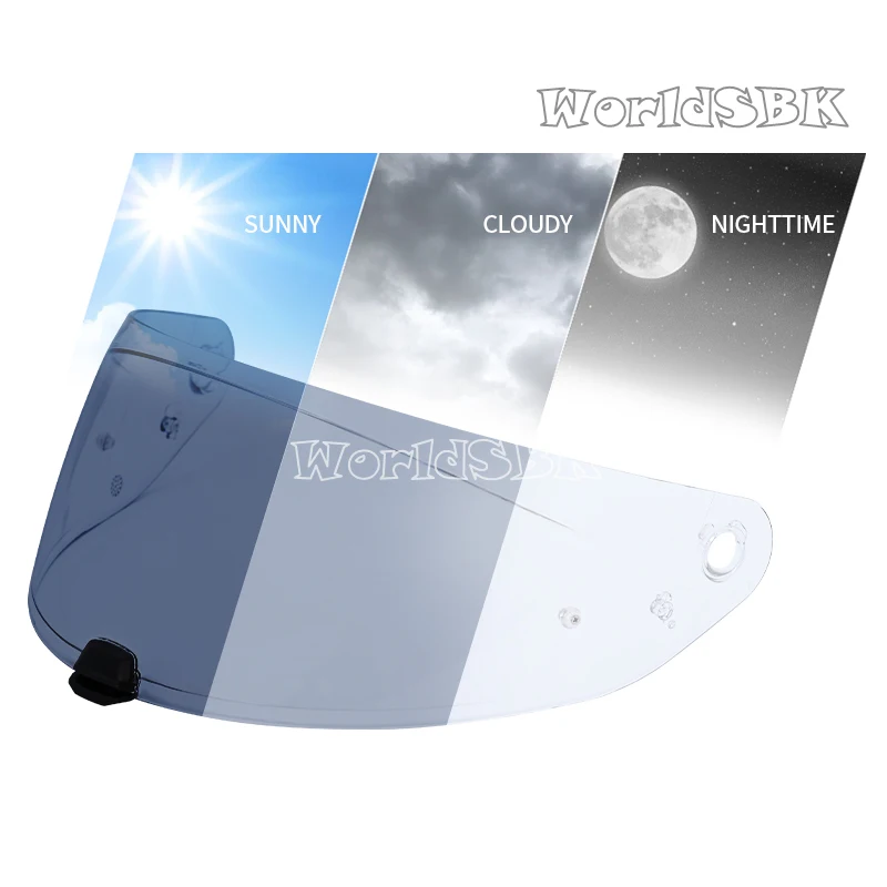 Photochromic Visor for HJC I70 I10 HJ-31 Helmet Glasses Screen Shield Windshield Accessories Parts Autochromic Lens