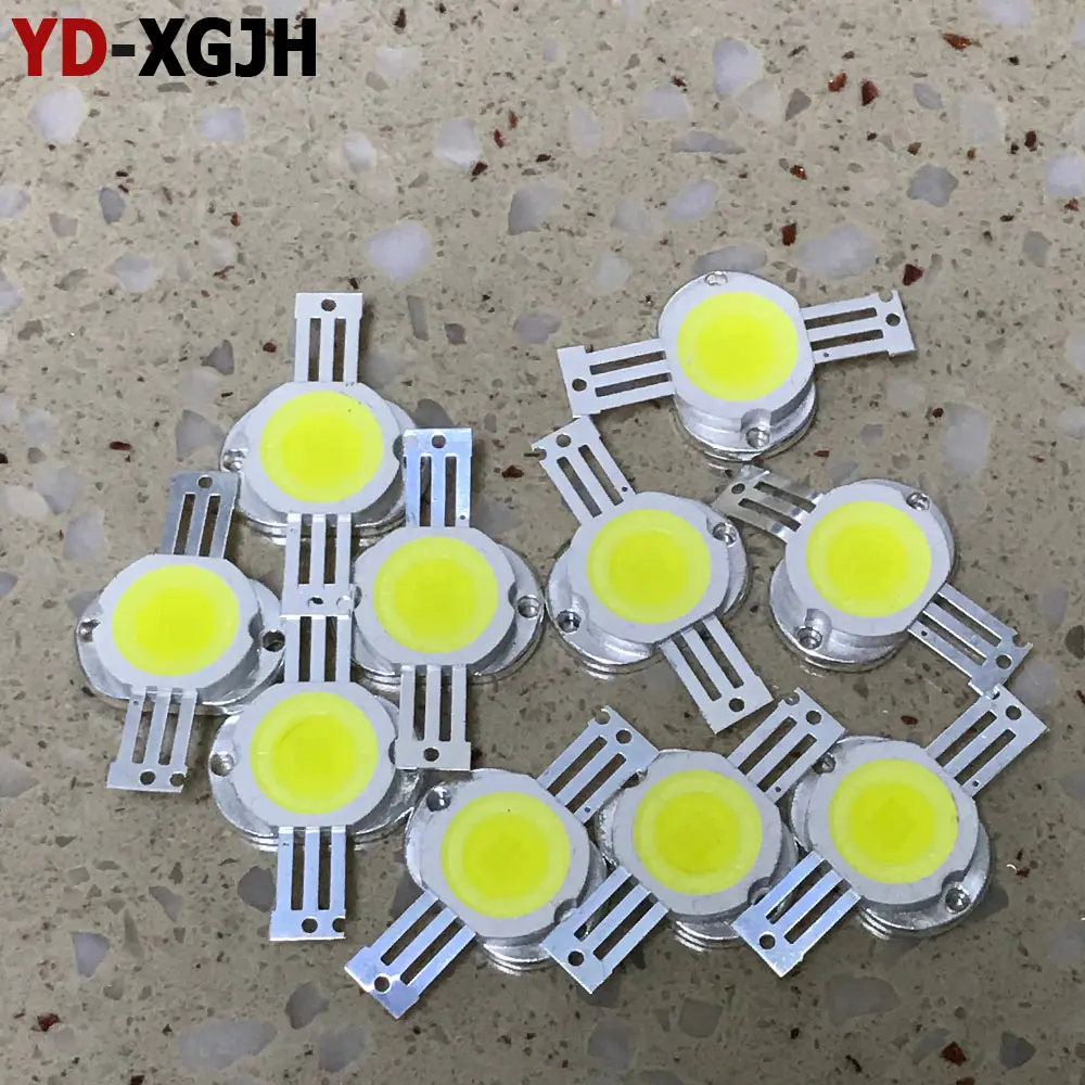 5Pcs 10W High Power LED Spotlight round Base 900Lm 1000mA Chip Warm White Red Green Blue Yellow RGB Highlight Bulbs for Lighting