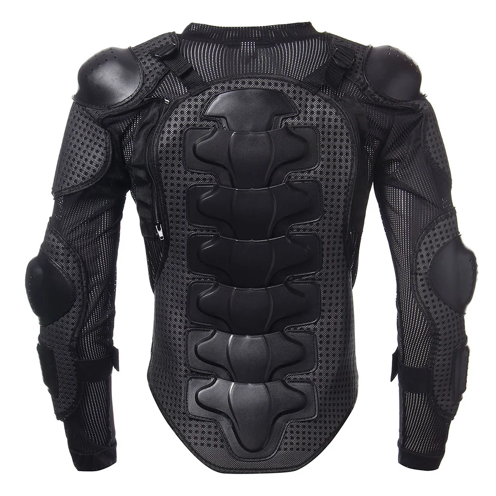 Men Full Body Motorcycle Jacket Armor Motocross Racing Protective Gear Motorbike Bike Riding Chest Elbow Back Shoulder Protector