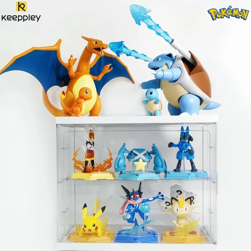

Keeppley PokeMon Building Blocks Cartoon Assembly Model Anime Character Ornament Creative Puzzle Children Splicing Toy Gift