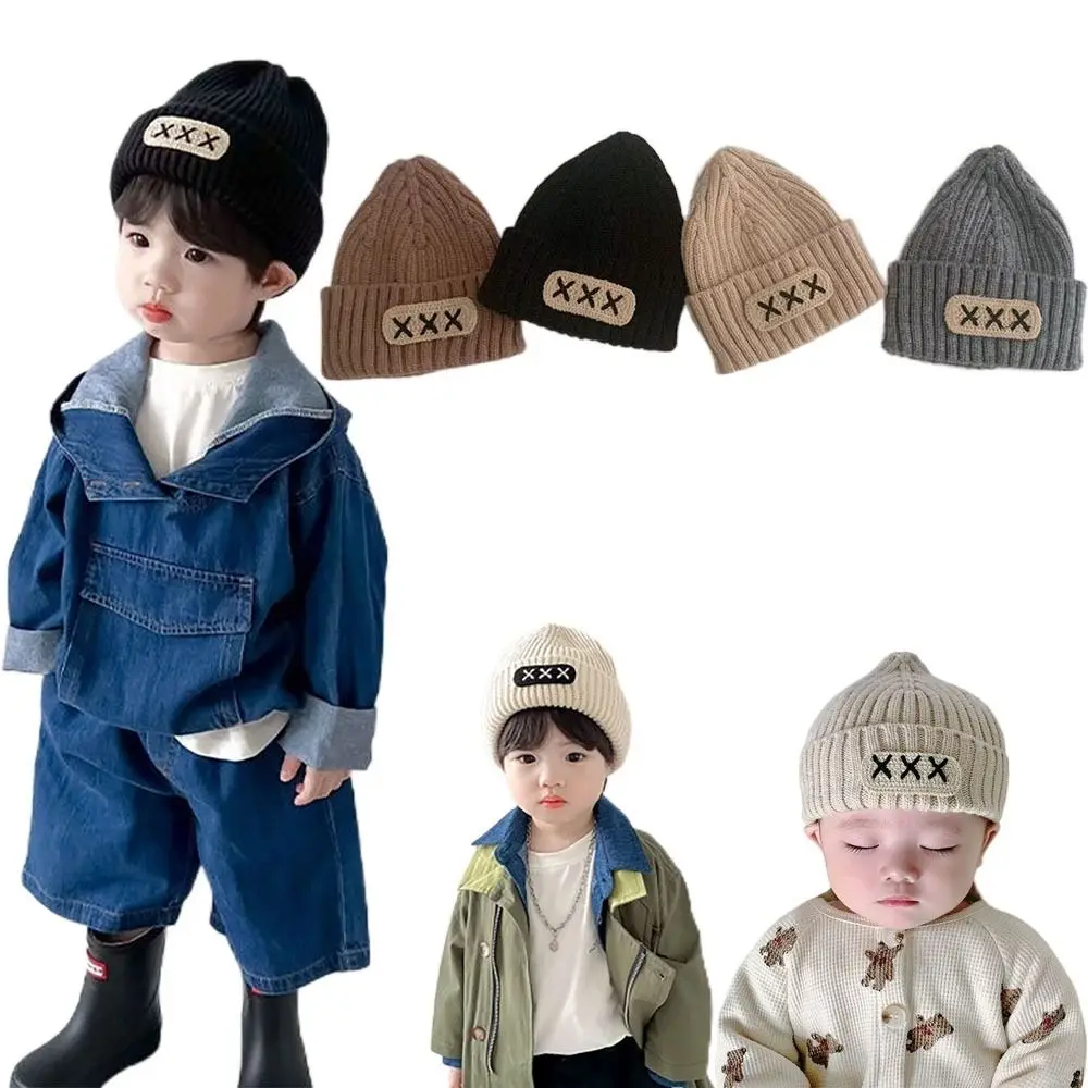 Knitted Hat Warm Knitted Beanies Cute Hip Hop Winter Autumn Hats Cartoon Thickened Newborn Cap Outdoor