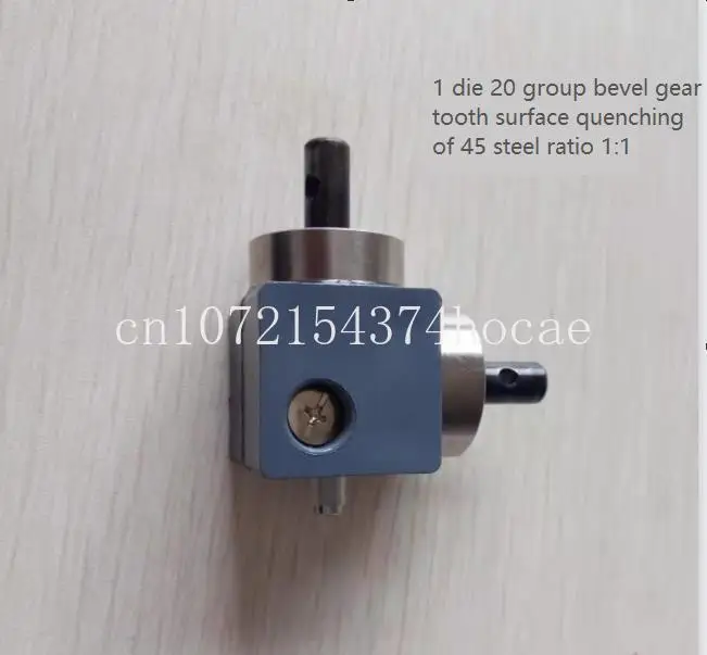 

1pcs 90 Degree Reversing Angle Gear, Right Angle Gear Steering Gear, Small Bevel Gear Box, Bevel Gear Ratio 1:1