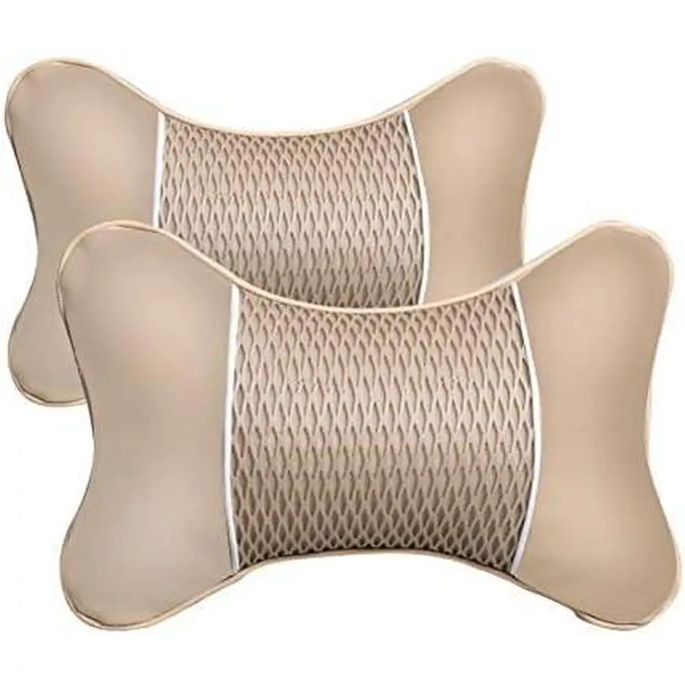 وسادة رقبة السيارة من جلد البولي بروبيلين والقطن مناسبة لجميع المركبات #1