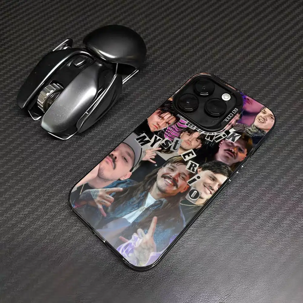 D-Dominik Wrestler M-Mysterio Phone Case For iPhone 16,15,14,13,12,17,Pro,MAX Black Matte Shockproof Cover