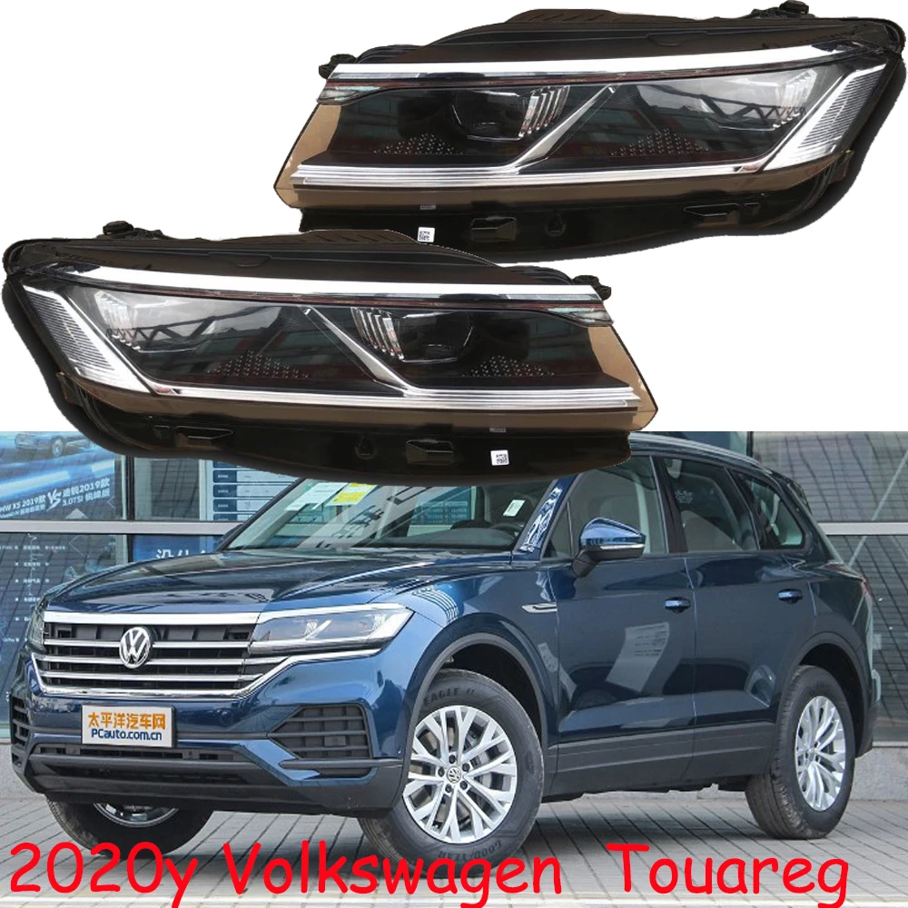 

car accessories bupmer head light for Volkswagen Touareg headlight daytime light 2020y fog for VW Touareg taillight