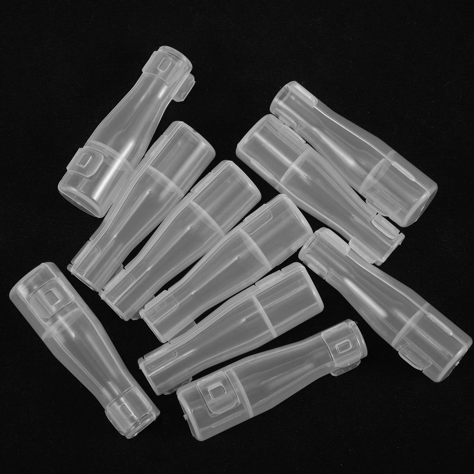 

10 Pcs Dust-proof Cover Brush Head Protective Dustproof Makeup Small Eye Plastic Eyeliner Protector