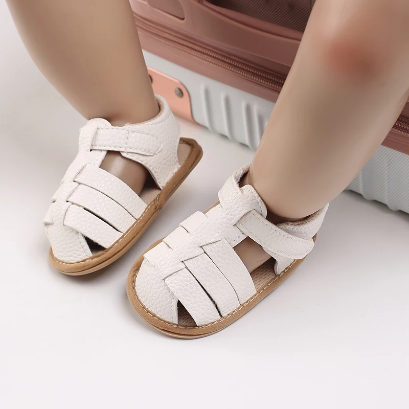 تنفس الصيف الرجال والنساء طفل الصنادل طفل بسيط نمط بلون لينة وحيد أحذية في الهواء الطلق داخلي Prewalker 0-18 متر