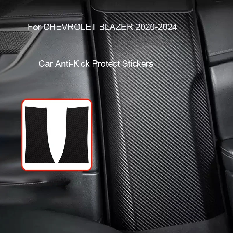 

Car B-Pillar Door Anti-Kick Protect Pad Auto Trunk Anti-Dirty Scratch Resistant Accessories For CHEVROLET BLAZER 2020-2024