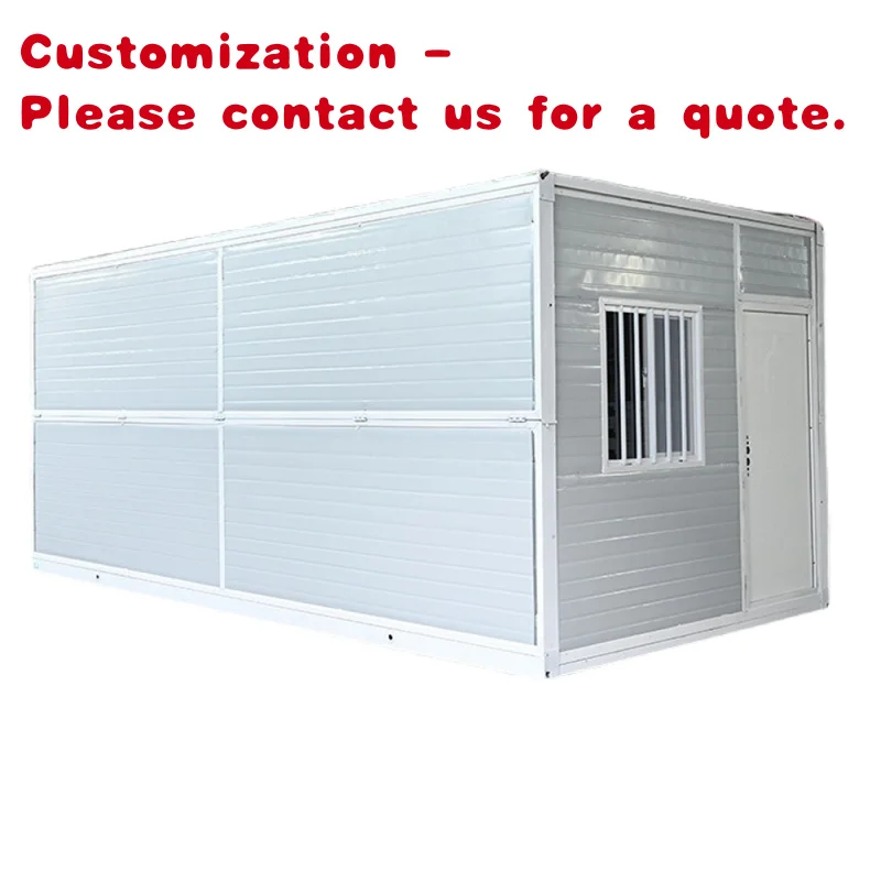 custom.Low Price Winter Portable Foldable Container Homes Folding Container House Hut Prefab Foldable Houses Campin