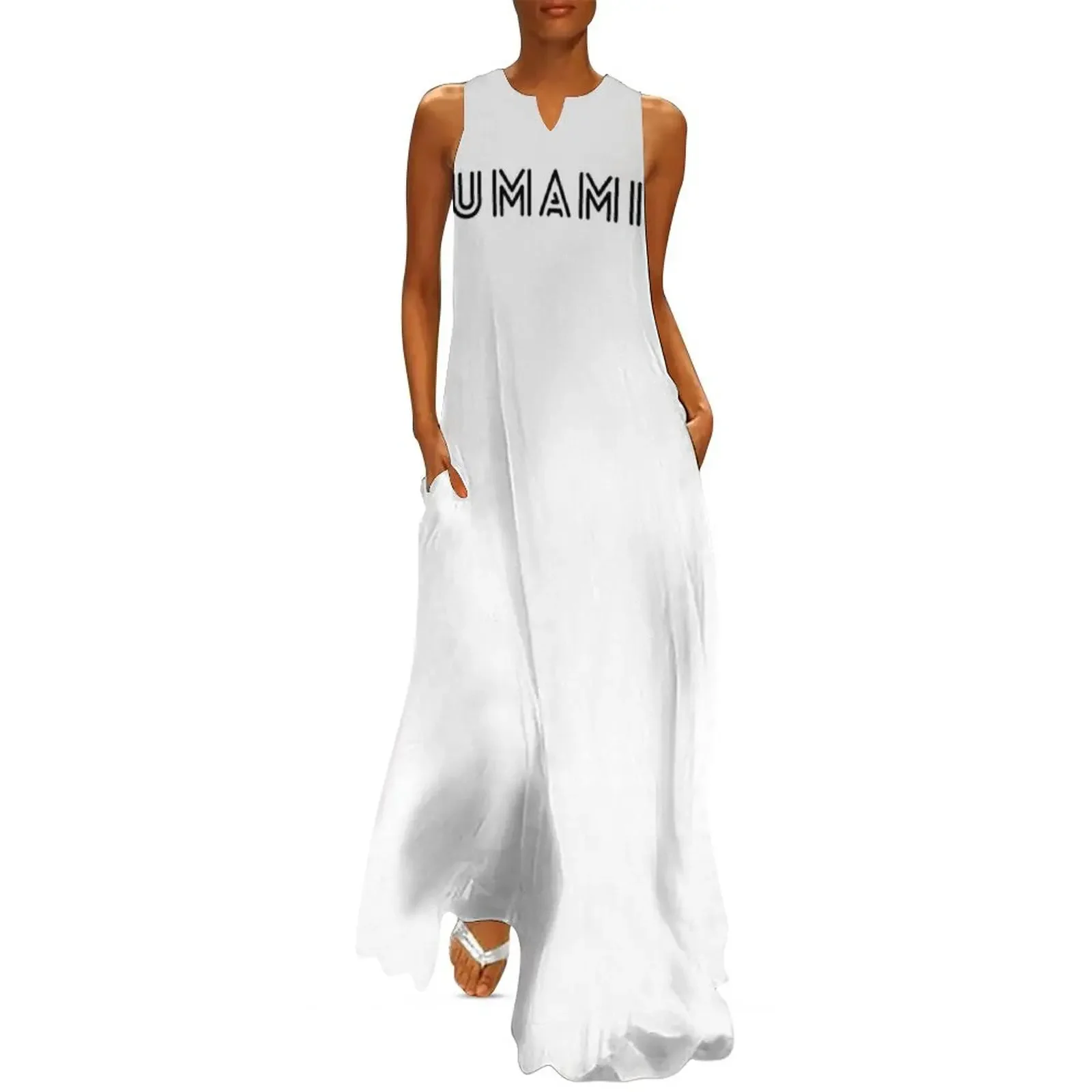 

Umami Long Dress women's summer clothing 2025 summer dress korean women elegant dresses plus sizes dress for woman