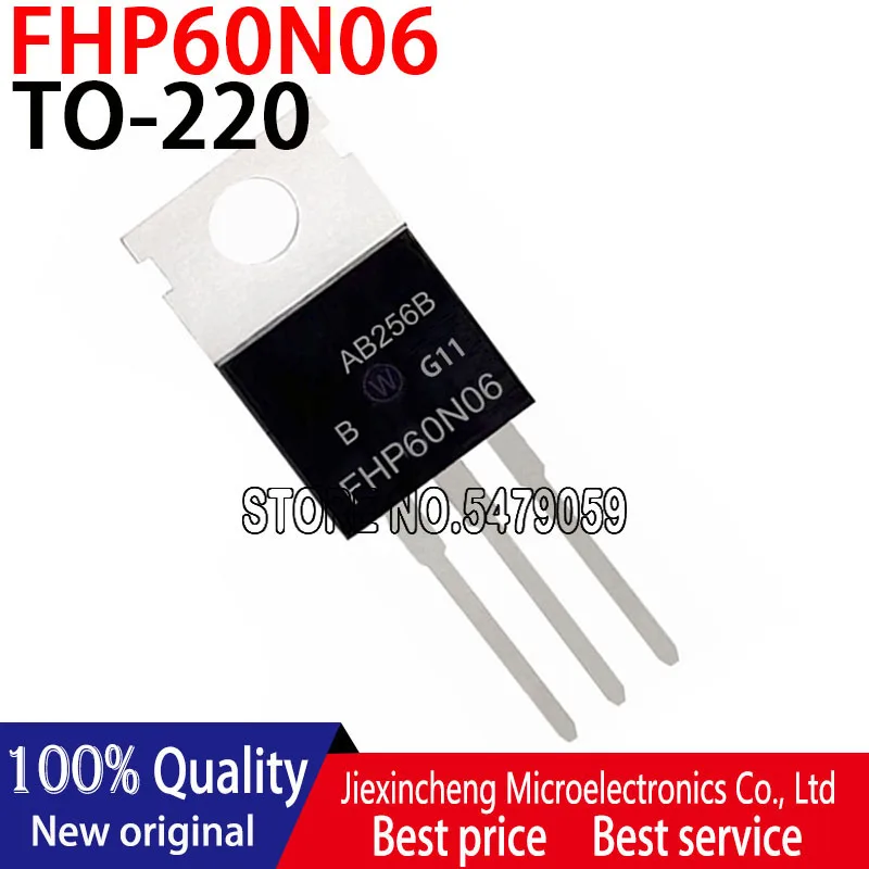 10-50PCS FHP60N06 FHP60N06B TO220 60V/60A 60N06 MOSFET New original