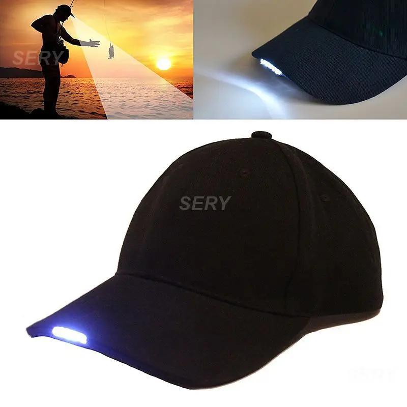 Battery Powered Hat Versatile Led Adjustable Hat With Rechargeable Led Light Fishing Hat Outdoor Activities Led Lamp