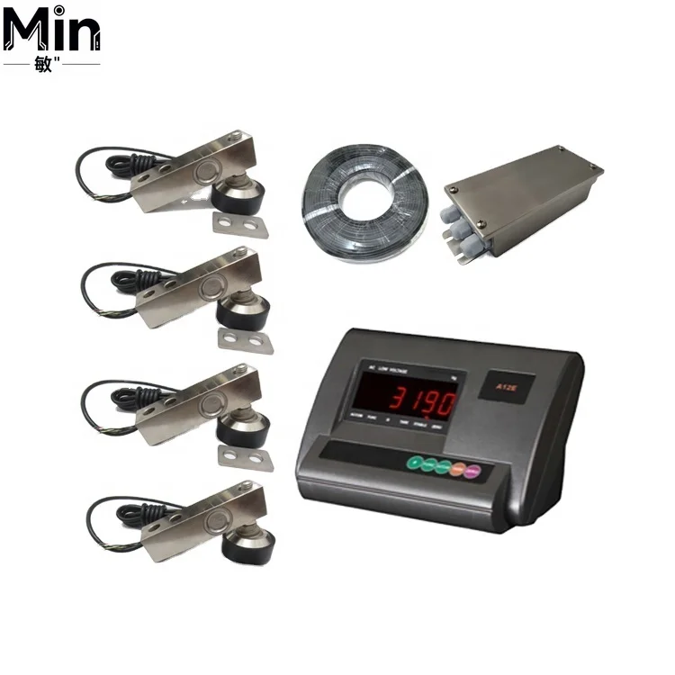 Livestock Weighing Scale with A12E Indicator Load Cell 500kg 1ton 2ton 3ton for Pig Goat Sheep Cow Animal Weighing