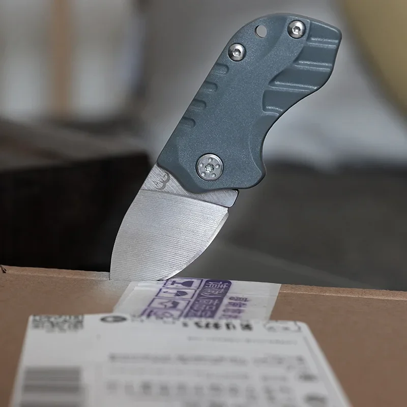 New Mini Folding Knife Stainless Steel Fruit Knife EDC Express Cut Box Portable Tool Carry on Keychain Knives Gift - view 5