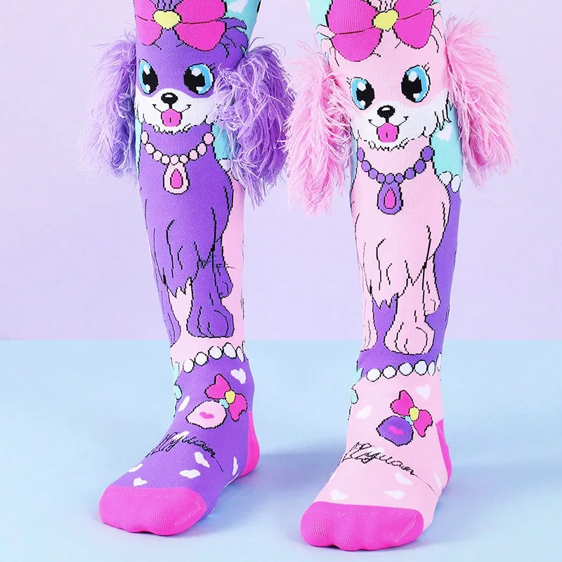 Cute Children Three-dimensional Puppy Stockings Mandarin Duck Socks Color Princess Creative Personality Birthday Gift Girl