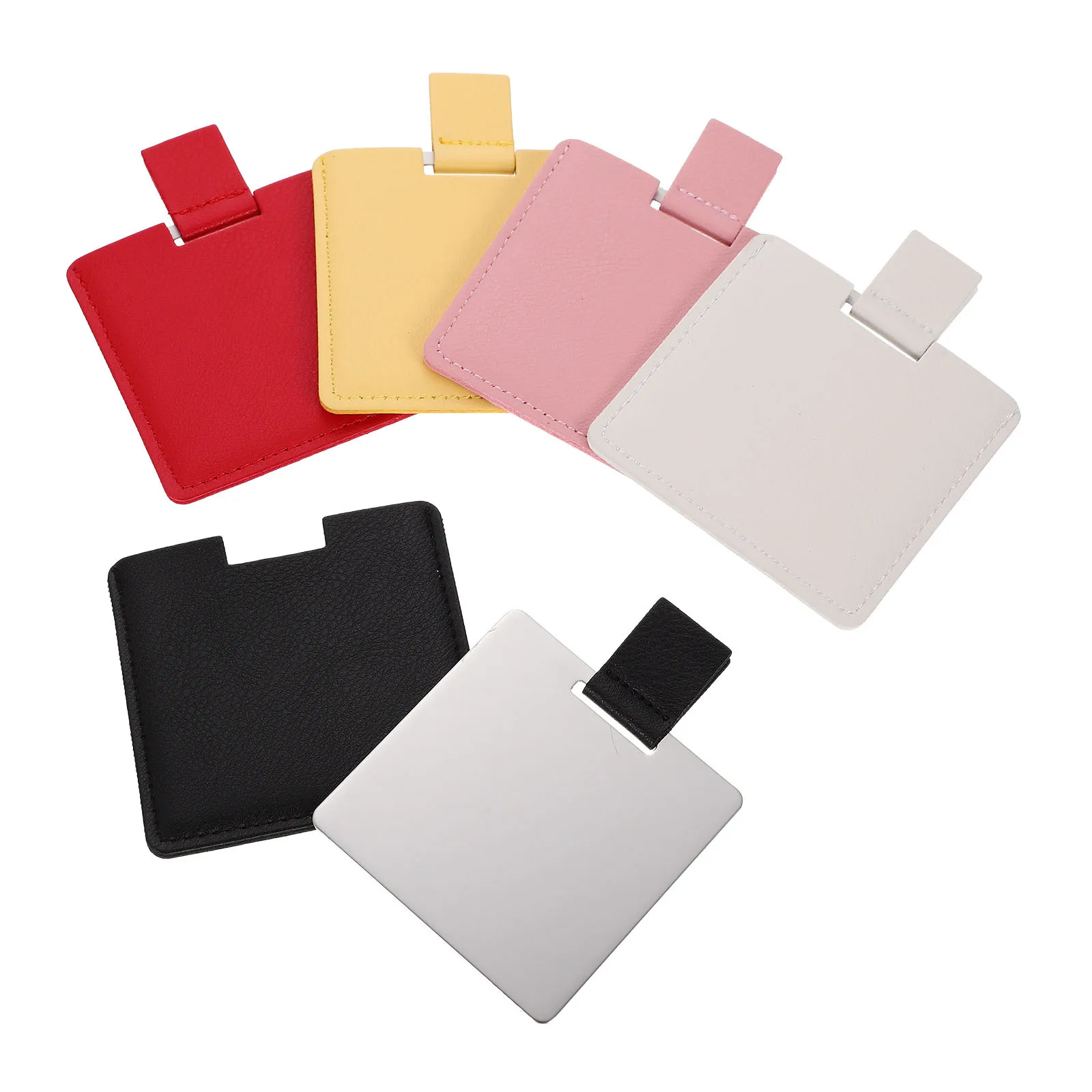 5 stuks kleine make-upspiegels compacte draagbare handheld zakspiegels reishandtas spiegel make-upspiegel
