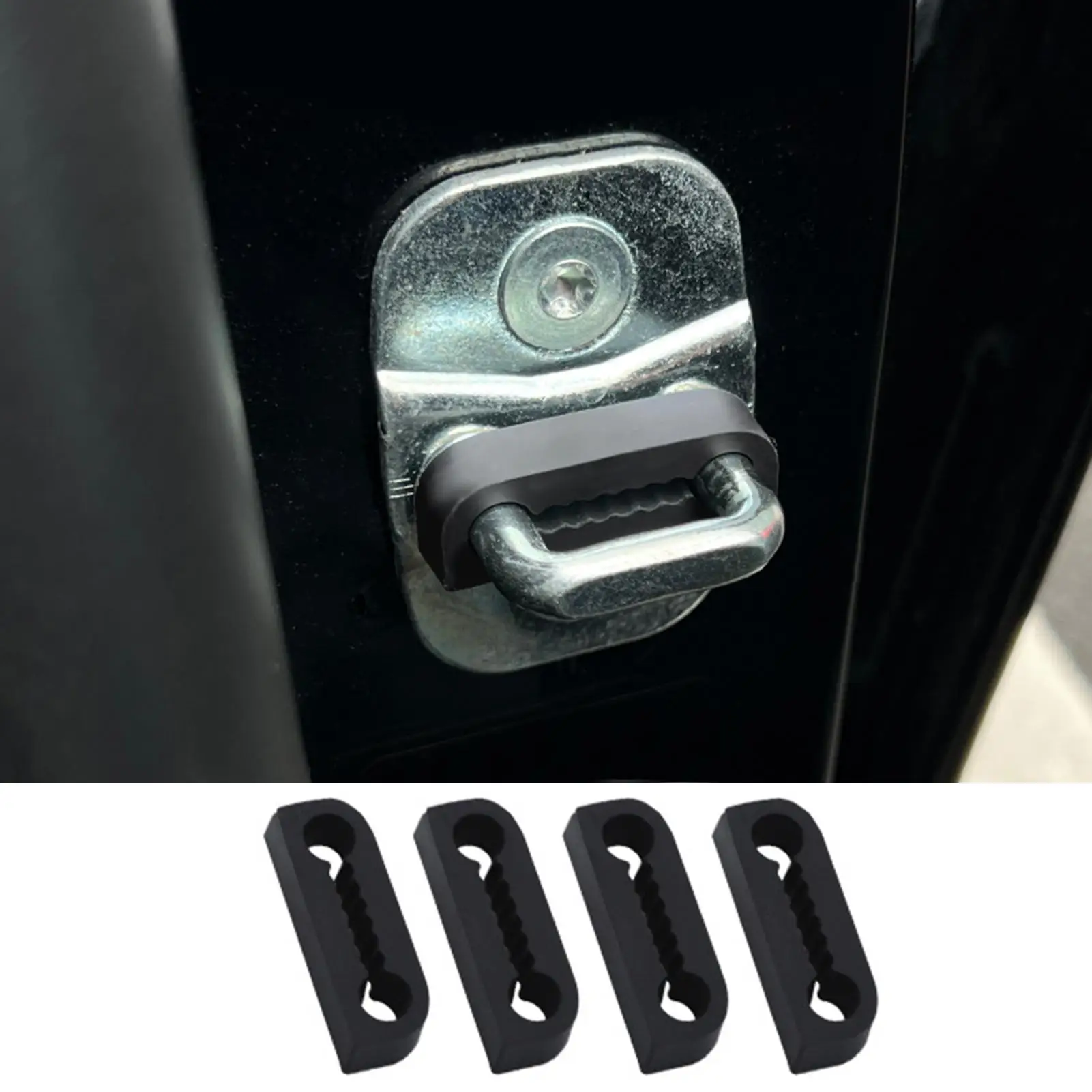 Universal Vehicle Door Buffer Bumpers, Soft Shockproof Protector, Durable Damping Accessories for Daily Driving Car Modification