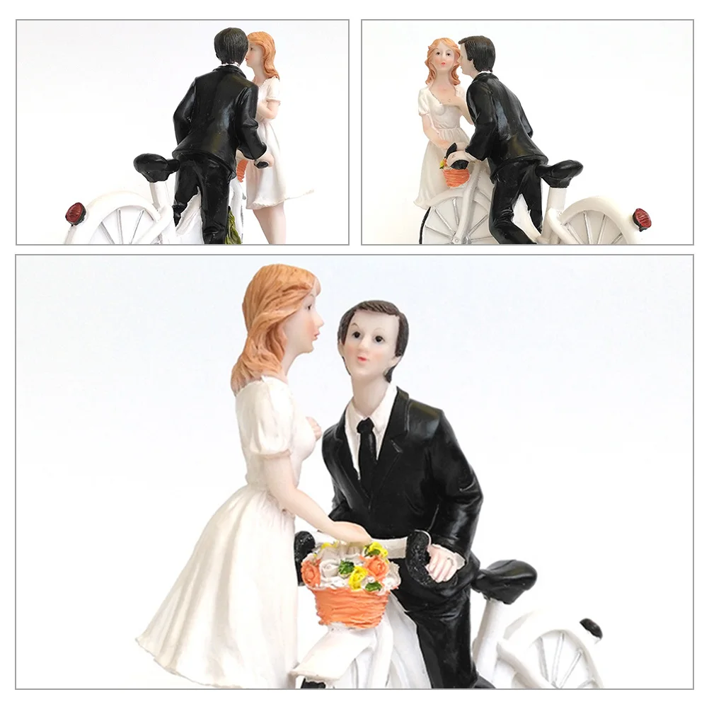 

Lifelike Wedding Cake Topper Bride Groom Resin Compact Decor Special Events Wedding Decor Decorative Bride and Groom Figure