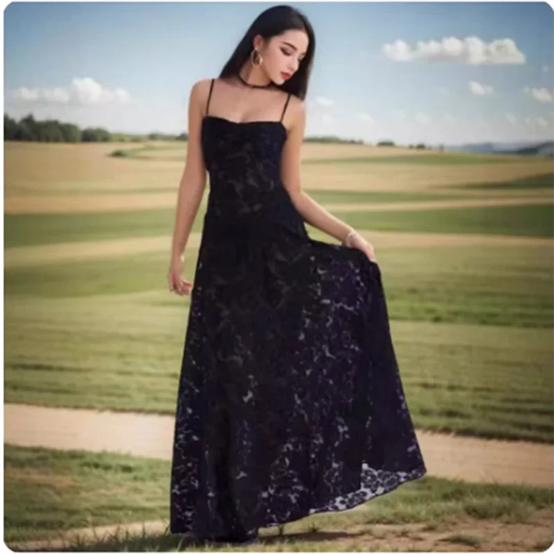 فستان صيفي لطيف مثير بدون أكمام بدون ظهر مزين بالزهور للنساء لقضاء العطلات والمواعدة فساتين طويلة للفتيات الحارة رداء نادي الحفلات