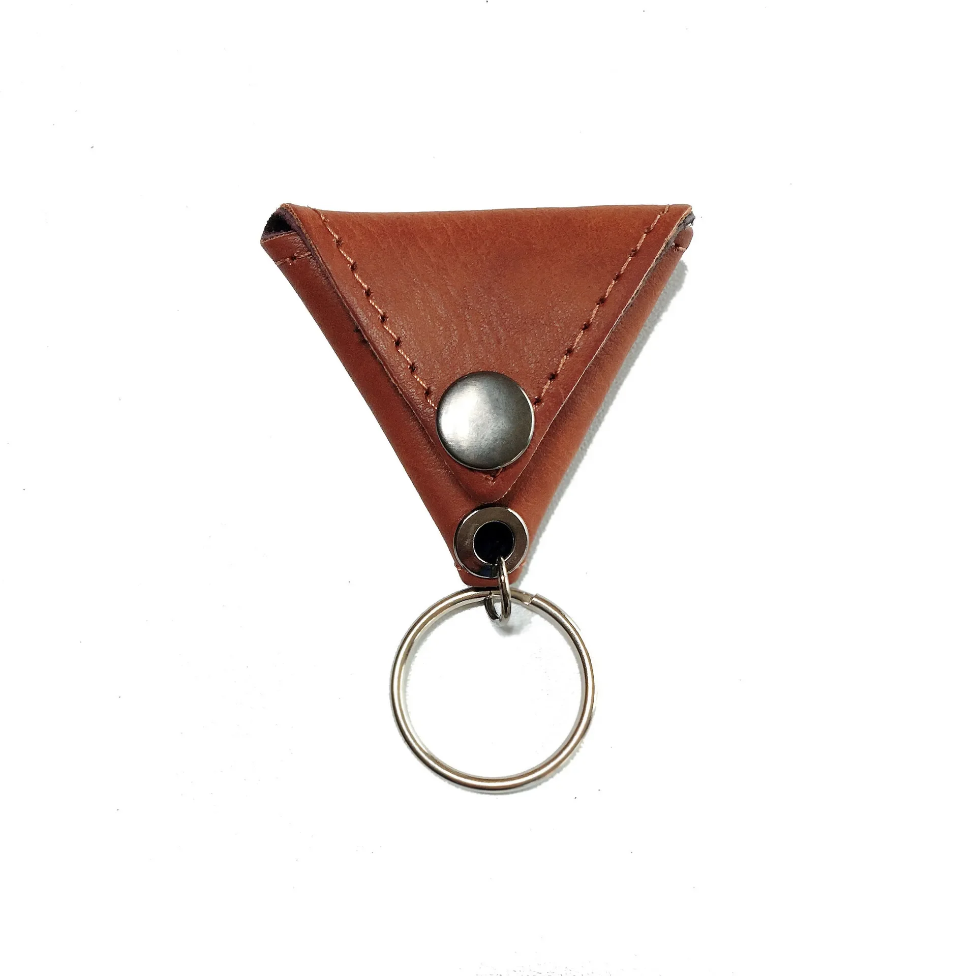 1PCS Leather Guitar Picks Holder Bag Triangle Plectrum Keychain Pocket Cover Case Storage Soft Bag for Guitar Ukulele Pick