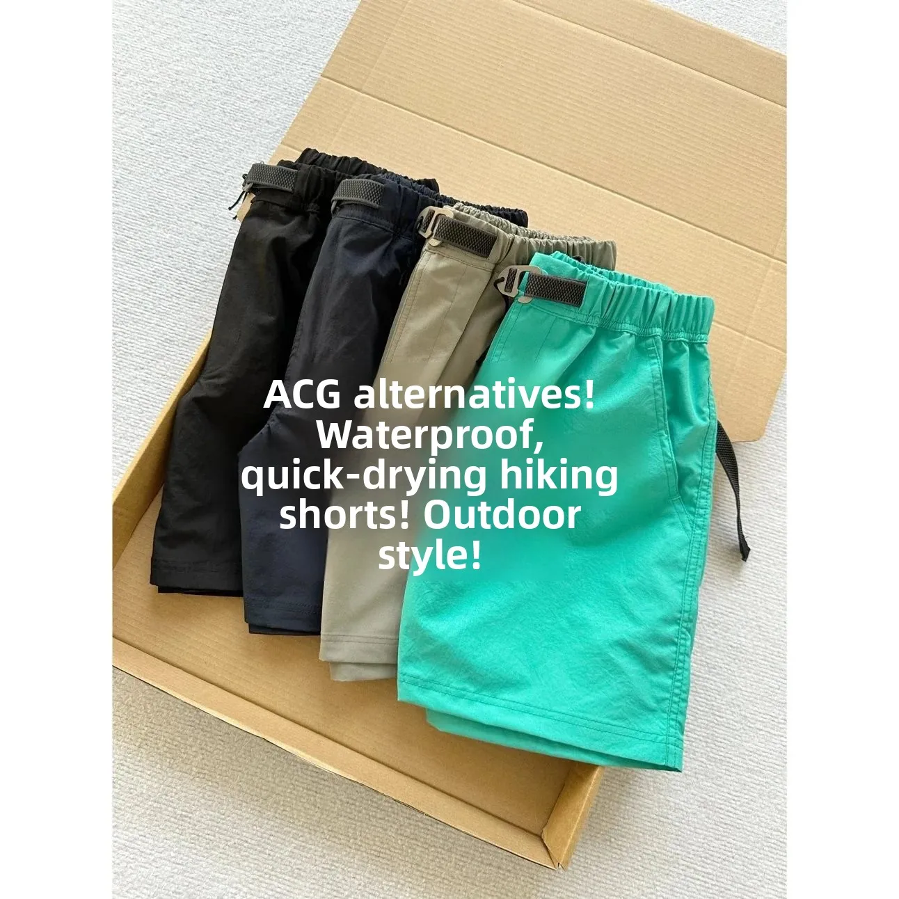 

Outdoor Casual orts Beach Pants No Tag Replacement Mountain Climbing Bule Qui Dry Windproof Youth Active Sle Summer P...