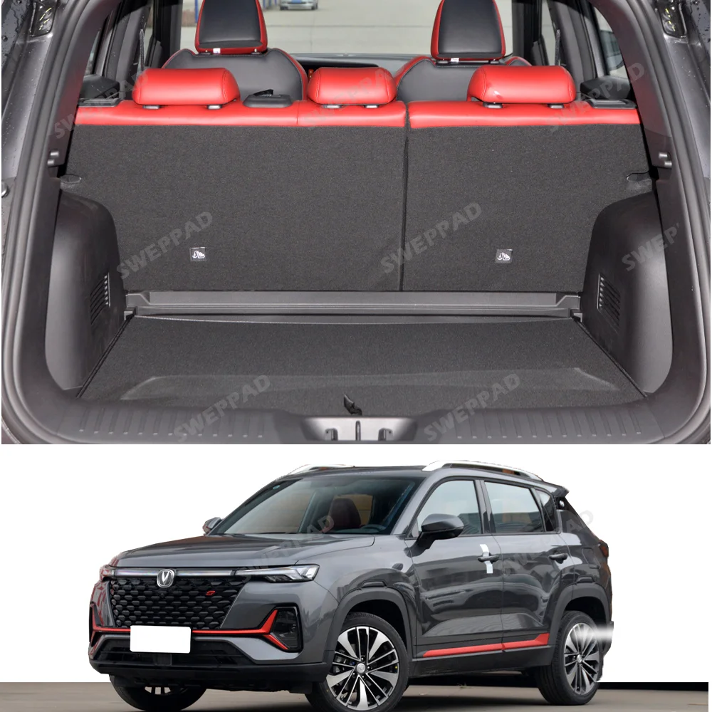 Car Floor Mats For Changan CS35 Plus 2018-2024 23 22 21 Trunk mat Cargo Liner Protection Carpet Custom Floor Liners Accessories