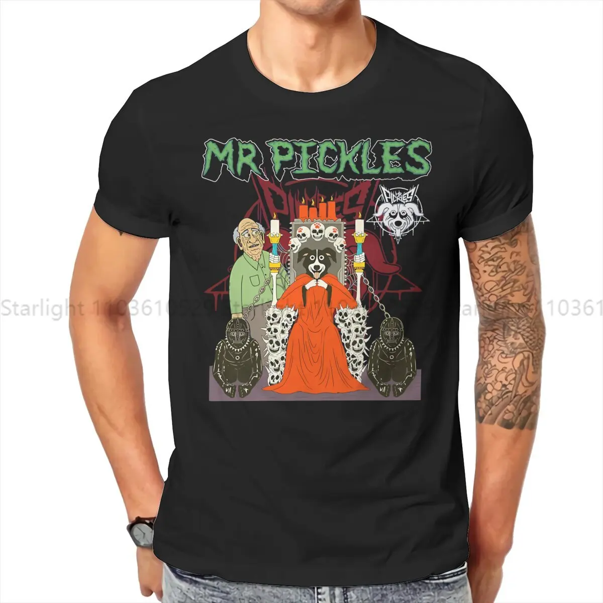 Ghost Men TShirt Mr Pickles Crewneck Tops T Shirt Funny Birthday Gifts