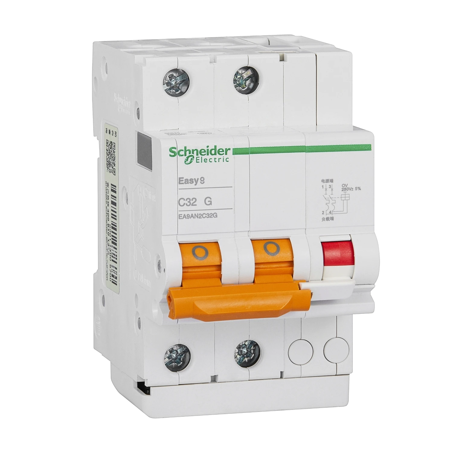 

EA9AN2C32G 2P C32A Schneider circuit Breaker