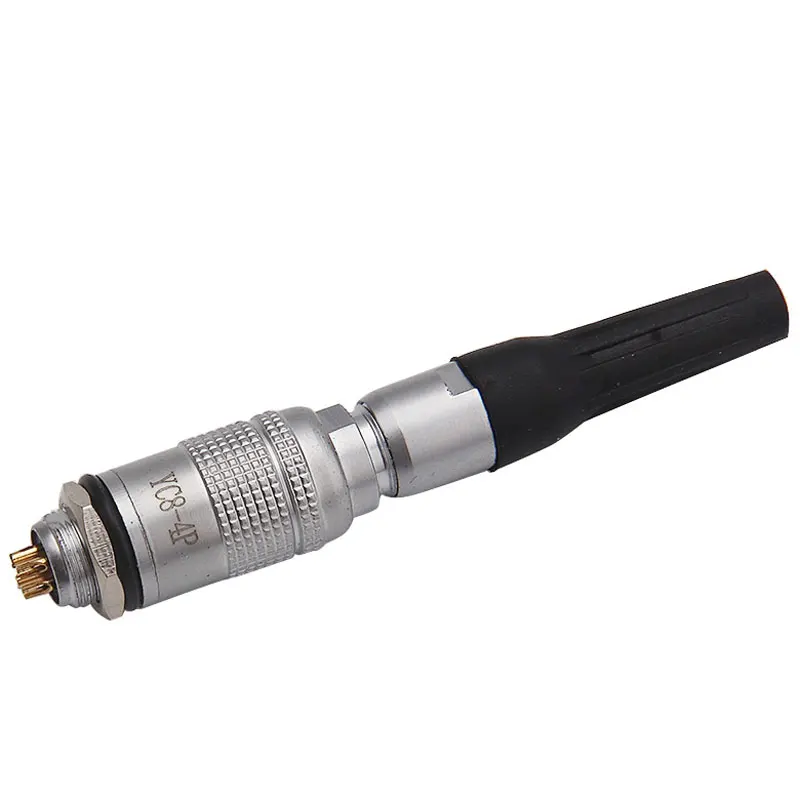 4Pcs YC8 8mm Mini Circular Connector Push Pull Self-Locking Docking Plug 2-7Pin for Sensor & Electronic Equipment