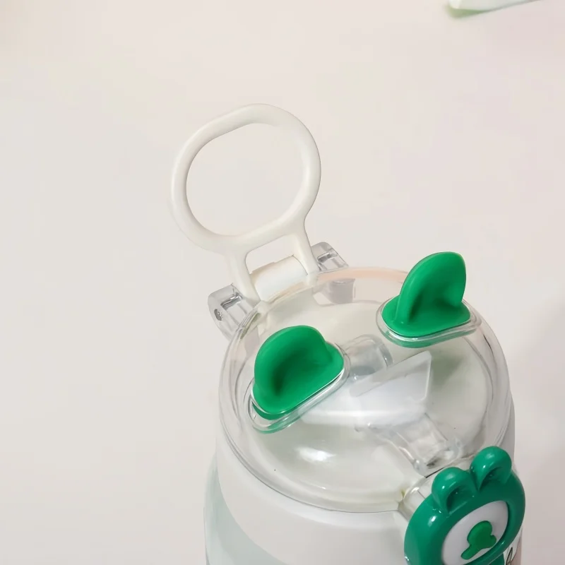 500 مللي كابيبارا زجاجات مياه الكرتون كوب بقشة كابيبارا شرب زجاجة مانعة للتسرب لطيف كوب بلاستك شفاف الصيف #4