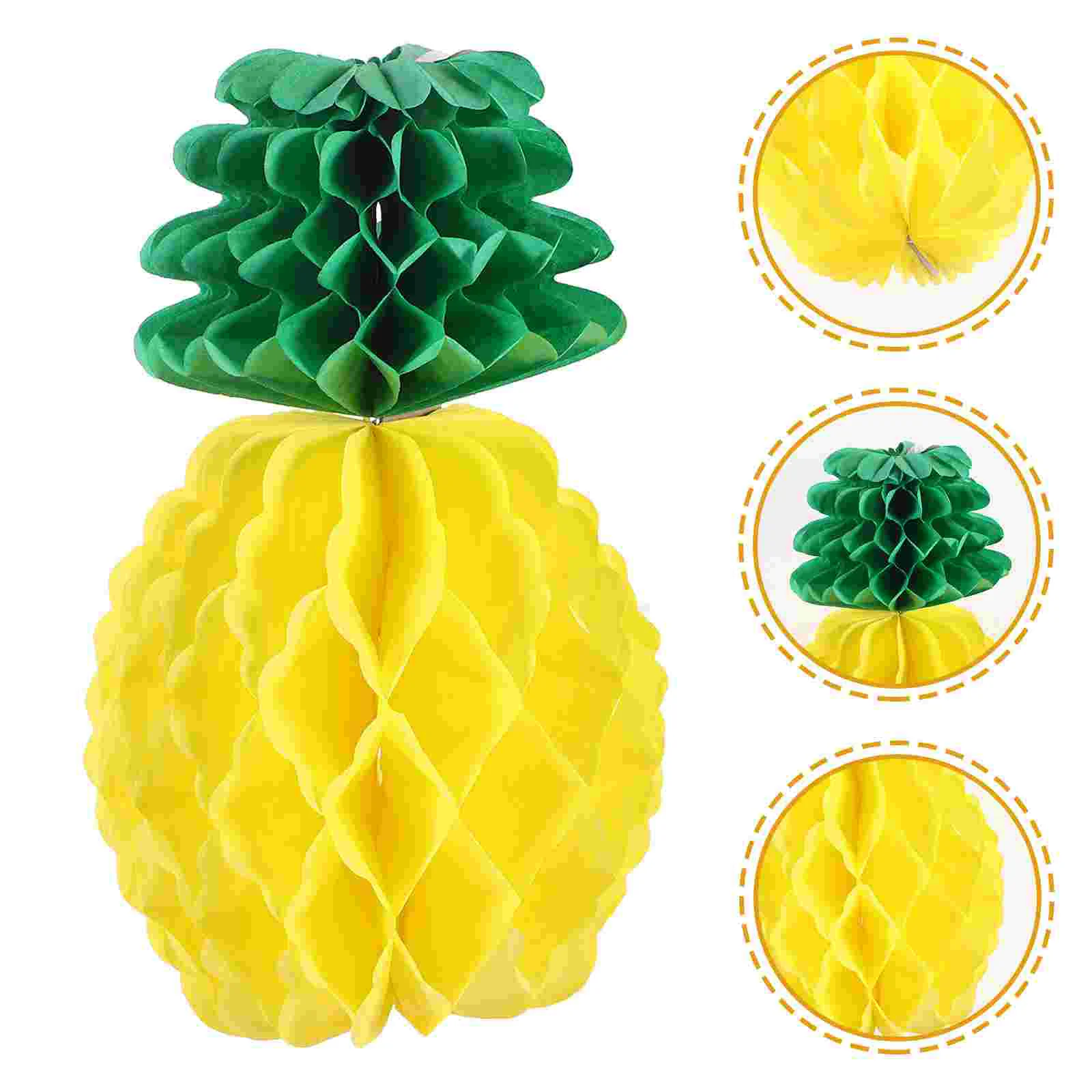 9 قطعة ديكور معلق على شكل أناناس كرات على شكل قرص العسل هدايا الحفلات قلادة ورقية مستلزمات العطلات زينة احتفالية لحفلات أعياد الميلاد والزفاف