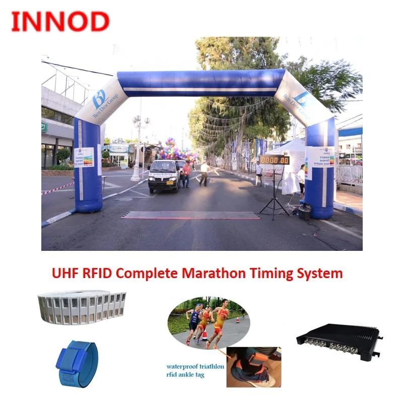 Imagem -04 - Corrida Reusável Longa do Tornozelo do Pulso da Etiqueta da Frequência Ultraelevada Rfid Tocou o Trabalho de Passive915mhz com Leitor da Frequência Ultraelevada Rfid Impinj R2000 para o Sincronismo da Corrida da Maratona a