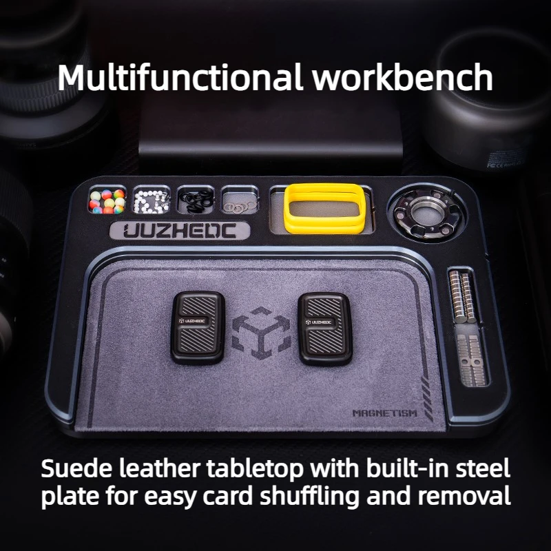 Matrix EDC Multi-functional Storage Stand EDC Fingertip Push Card Gyroscope Storage Bag Stress Relief Toy.