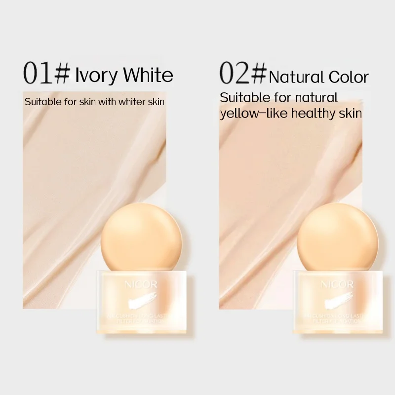 Nicor 長持ちコンシーラー リキッド ファンデーション 効果的なコンシーラー 軽量保湿とくまメイクアップ ファンデーション