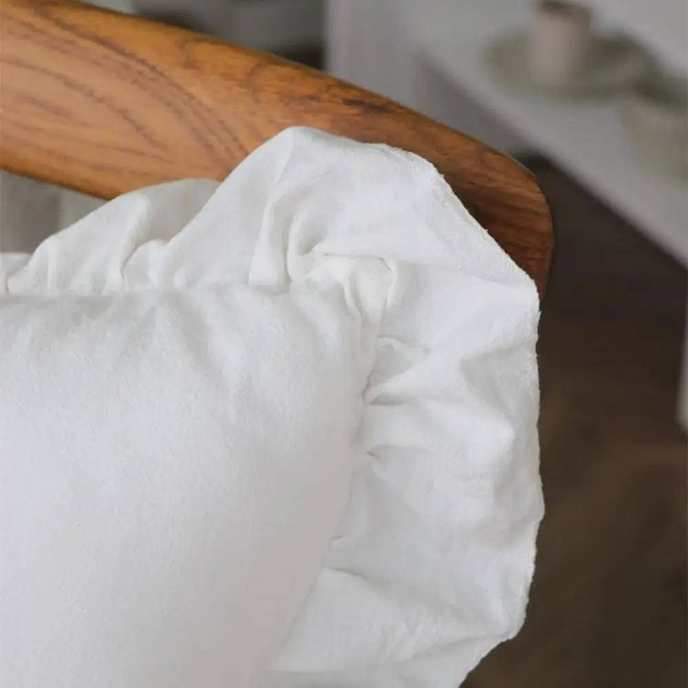 BUYNOW 1 Stück Blumen-Bestickter Spitzen-Kissenbezug Idyllischer Wohnzimmer-Sofa-Kissenbezug Heim-Schlafzimmer-Dekoration Cojines Para Sala – Detail 6
