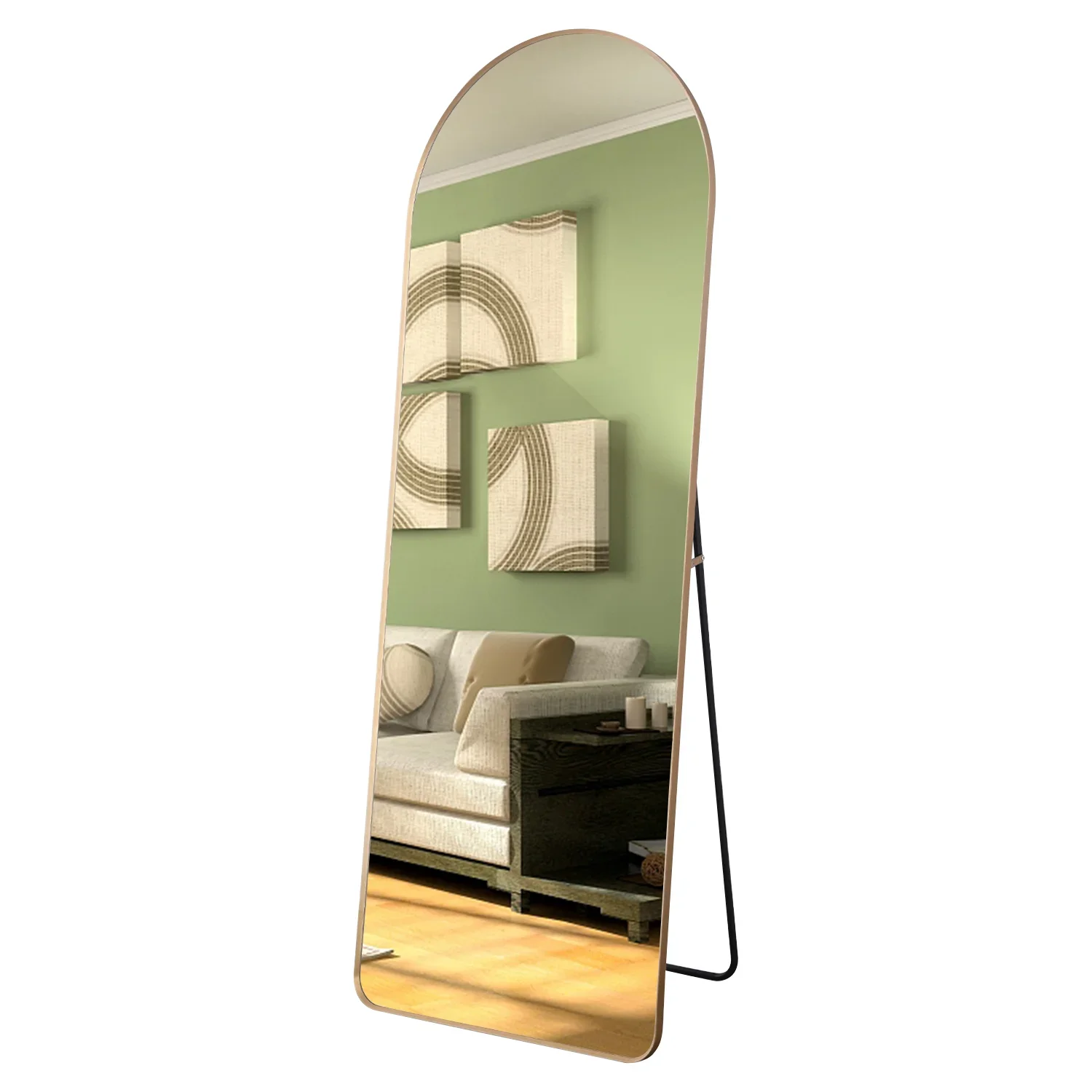 Full length mirror full body vanity mirror wholesale full wall fitness big  wave mirror