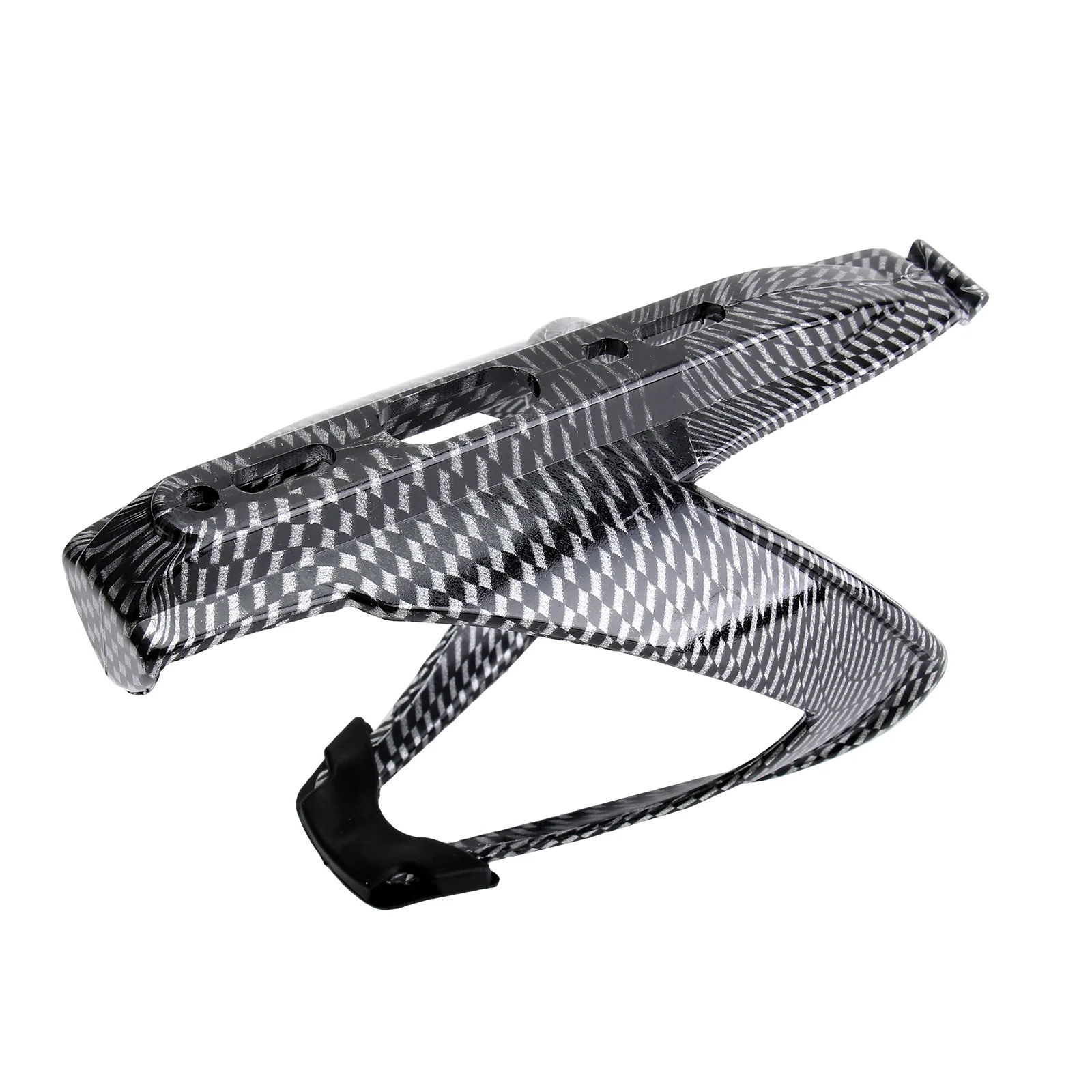 

Water Bottle Holder For Bike Carbon Fiber Look Fit All Bicycle Mountain 8Cm Diameter No Tools Included Bike Bottle Holders