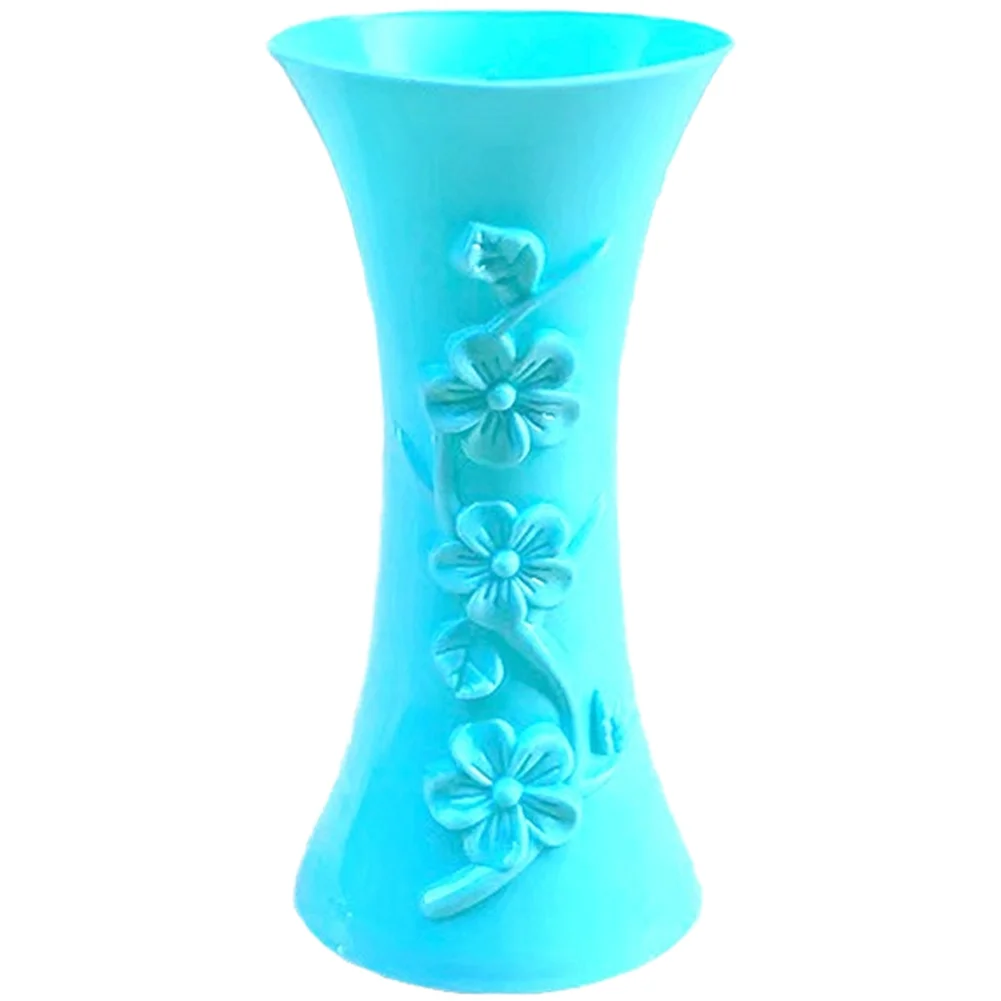 Modern Vase Geometric Decor Living Room Lightweight Sturdy Construction Smooth Finish Contemporary Geometric Shape