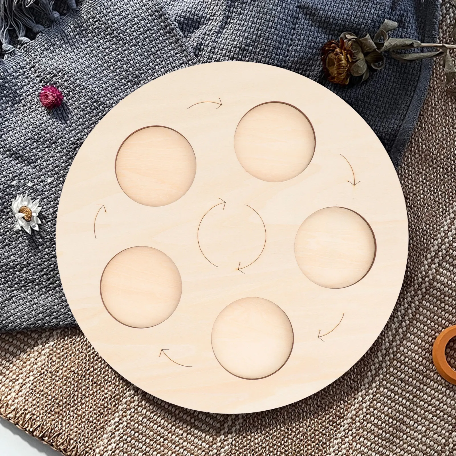 

Animal Growth Cycle Tray Educational Cognitive Learning Plate for Kids Preschool Early Development Nature Exploration Life