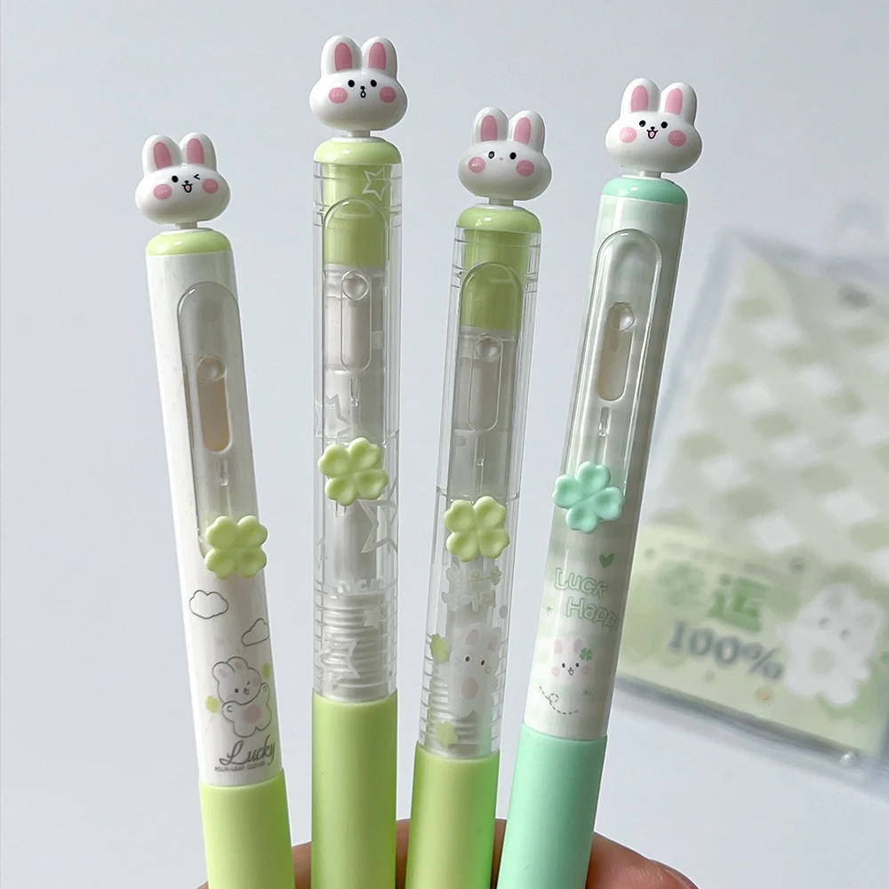 Cute Rabbit 0.5mm Gel Pens (4/8/12 Pack)