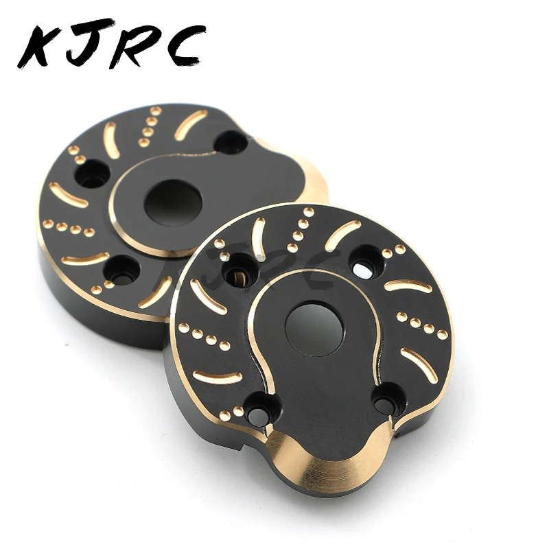 2pcs Brass Weight 95g Outer Portal Drive Housing Steering Cover Counterweight for Axial SCX10 III Capra UTB 1/10 RC Crawler Car