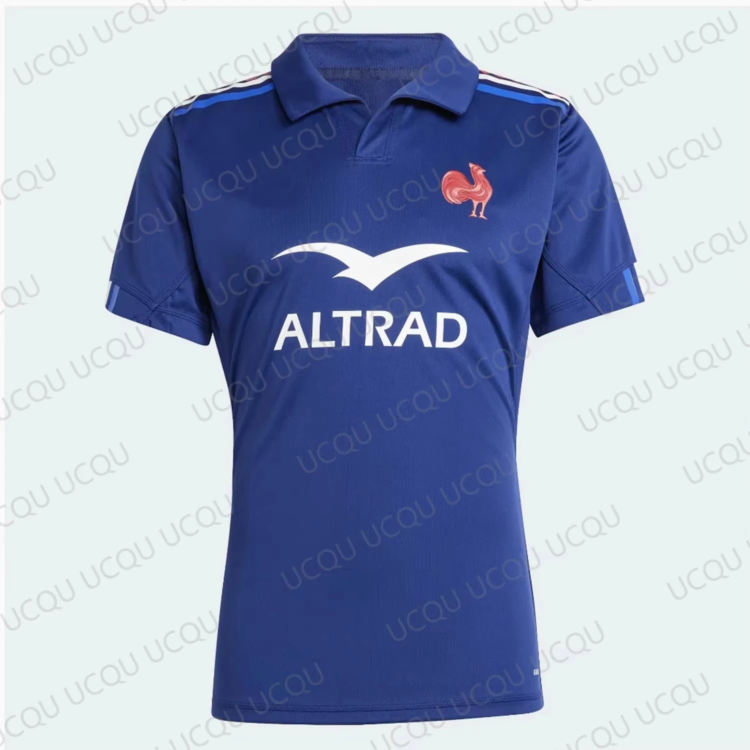

New Arrival France 24_25 Rugby Home Jersey Classical reproduction Polo Jersey Quick-Drying for Daily Training