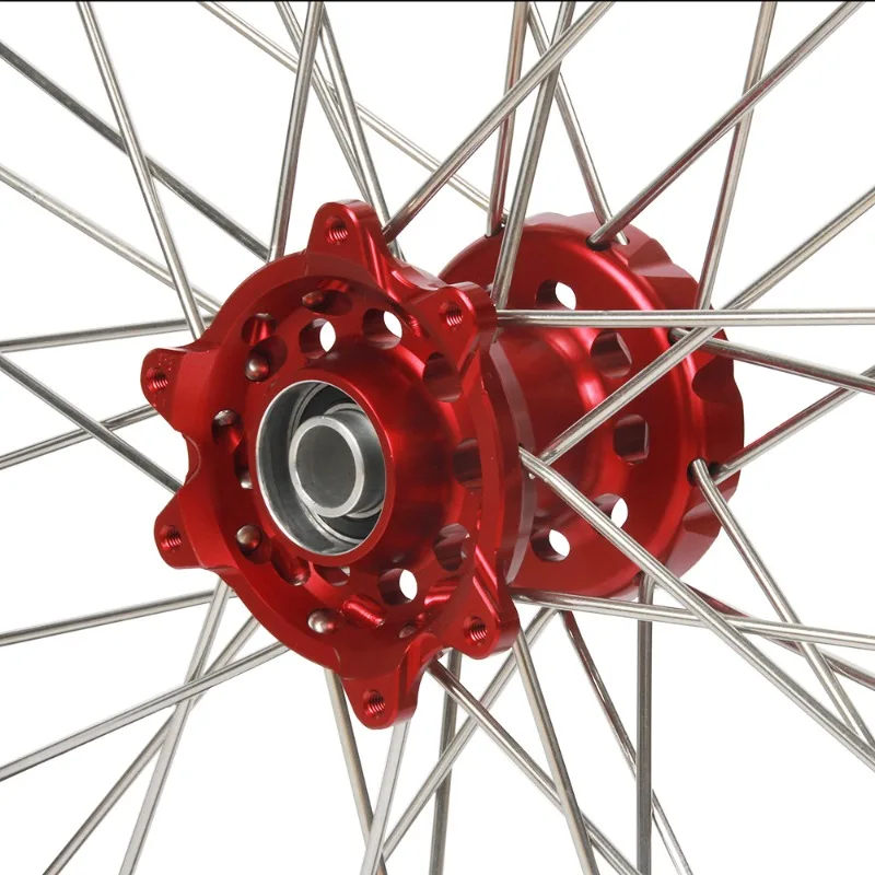 【2025】JFG الألومنيوم CRF250R CRF450R 18 الخلفية 21 الجبهة بوصة حجم دراجة نارية الخلفية الجبهة محور عجلات ريم مجموعة لهوندا CRF