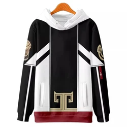 Honkai: Star Rail Jing Yuan Cosplay Costume Unisex 3D Printed Jing Yuan Hooded Coat for Spring Autumn
