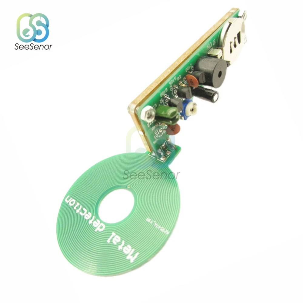 DIY Kit Metal Detector Kit Electronic Kit Non-contact Sensor Board Module DIY Electronic Part Metal Detector DC 3V-5V