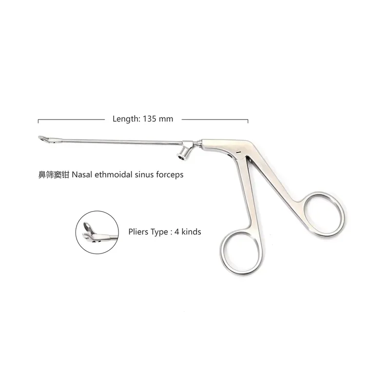 CRW Bestselling JIACHENG MEDICAL High Quality Manual Nasal Ethmoidal Sinus Forceps ENT Instruments for Sinus Treatment