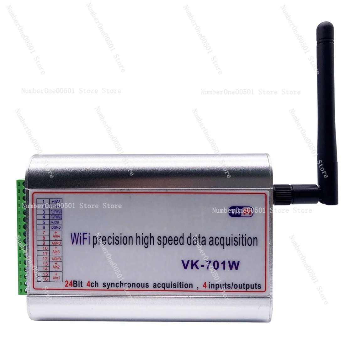 

VK701x/Ethernet/WiFi/USB high-speed 24-bit data collection card uV acquisition 4 channels 100K synchronization [wireless type]