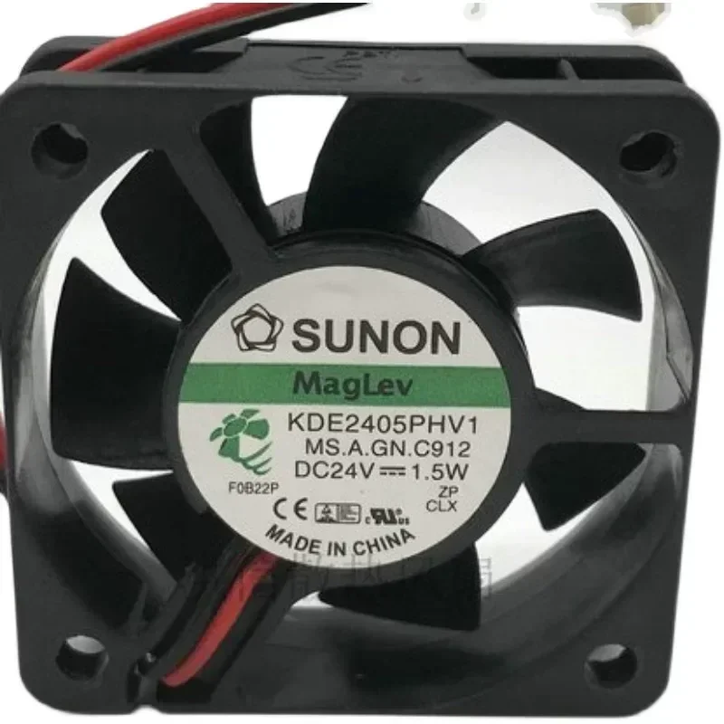 Original SUNON KDE2405PHV1 24V 1.5W 50mm Inverter Cooling Fan for Electronics Enclosures