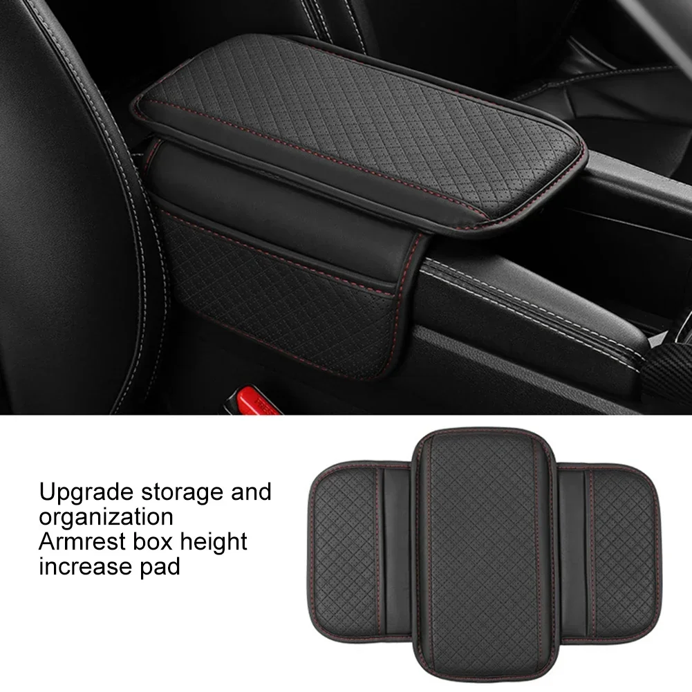 

Car Armrest Protector Car Interior Armrest Cushion For Driving Comfort Breathable Easy-to-clean Extended Storage Pockets