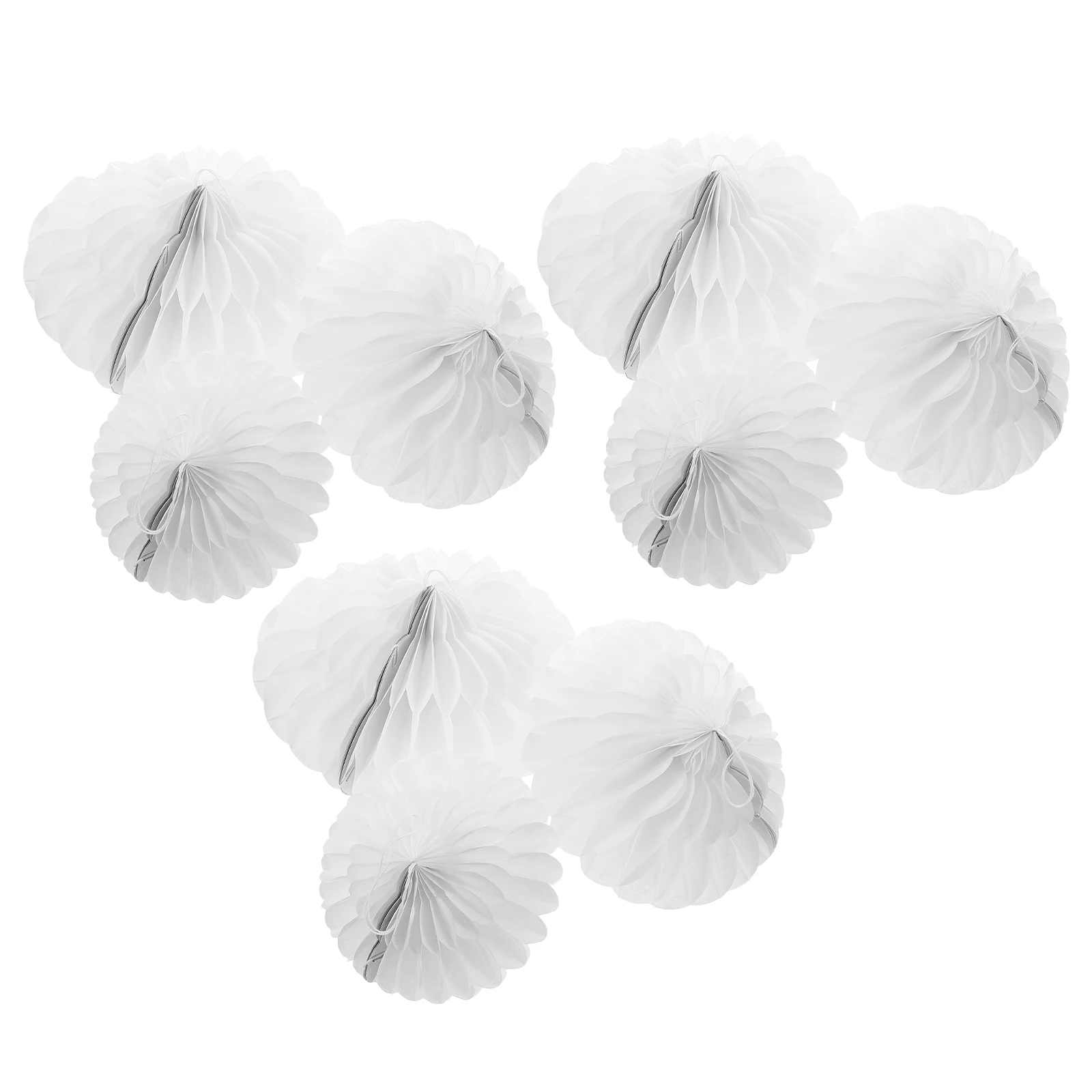 

9pcs DIY Painted Honeycomb Cloud Decor Set Kids Party Birthday Hanging Wall Ceiling Holiday SeasonalDecorations